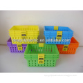 3PK multi-use rect.basket plastic / organizing bin set TG82434-3PK